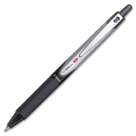 Pilot Pilot Corp. Of America 26206 VBall Roller Ball Stick Pen; Liquid Ink; Black Ink; Fine 26206